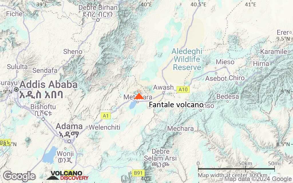 Terrain-type map of Fantale volcano (local scale medium)