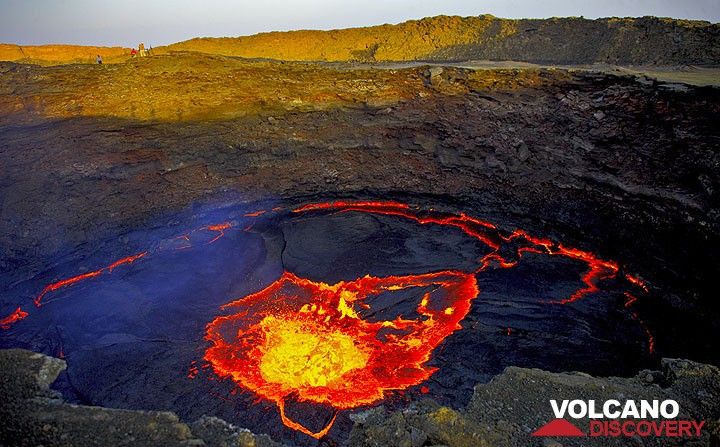 Der Lavasee des Vulkans Erta Ale, Danakil-Wüste, Äthiopien (Photo: Reinhard Radke)