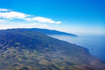 Photographie aérienne de l'île d'El Hierro et de la région d'El Golfo. (Photo: Tobias Schorr)