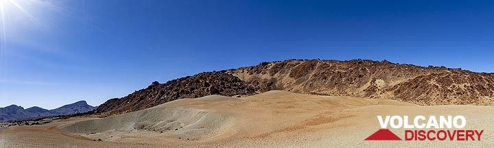 Die Bimssteinfelder bei Minas de San Jose in der Caldera des Vulkans Teide. (Photo: Tobias Schorr)