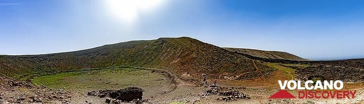 Vue panoramique sur les cratères de la caldera Blanca. (Photo: Tobias Schorr)