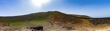 Vue panoramique sur les cratères de la caldera Blanca. (Photo: Tobias Schorr)