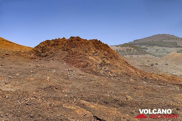 Alte vulkanische Hornitos in Orchilla auf der Insel El Hierro. (Photo: Tobias Schorr)