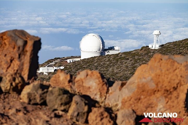 L'observatoire astrologique de La Palma. (Photo: Tobias Schorr)