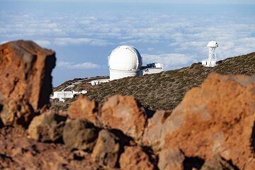 The astrological observatory on La Palma. (Photo: Tobias Schorr)