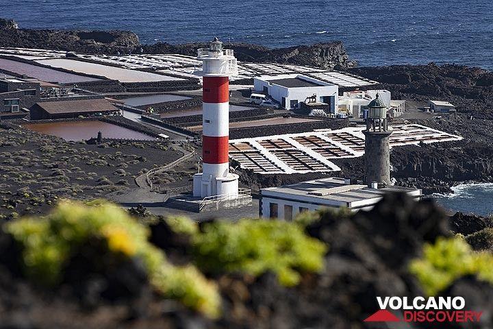 The lighthouse and the salinas of Fuencalliente on La Palma island. (Photo: Tobias Schorr)