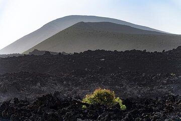 Les cratères de la caldera Blanca à Lanzarote. (Photo: Tobias Schorr)