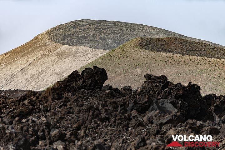 The craters of the cladera Blanca on Lanzarote island. (Photo: Tobias Schorr)