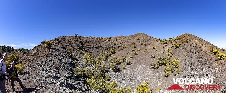 Panoramablick auf den Tanganasoga-Krater auf der Insel El Hierro. (Photo: Tobias Schorr)