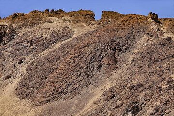 Flujo de lava del volcán Teide en Minas de San José en la isla de Tenerife. (Photo: Tobias Schorr)