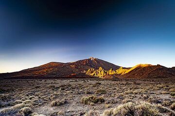 Ambiance nocturne à la caldeira du volcan Teide sur l'île de Tenerife. (Photo: Tobias Schorr)