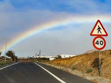 Arc-en-ciel sur les routes de Saint-Barthélemy. (Photo: Tobias Schorr)