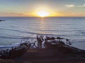 Sunset over the coast of El Golfo (Photo: Tobias Schorr)