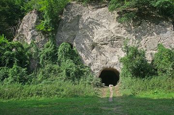 Cueva en Laacher Ver depósito de cenizas en Brohltal (Photo: Tobias Schorr)