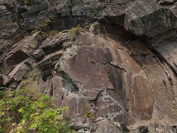 The so called andesit rose at the "agate hiking path" near Freisen. (Photo: Tobias Schorr)