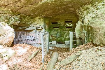 Another nazi bunker in the valley Ofenkaule of the Siebengebirge area. (Photo: Tobias Schorr)