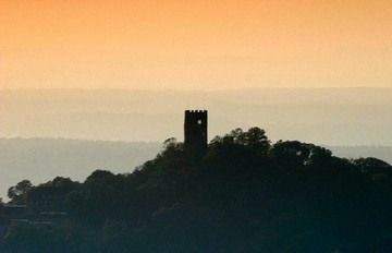 La tour de l'ancien château du Drachenfels dans la région de Siebengebirge. (Photo: Tobias Schorr)