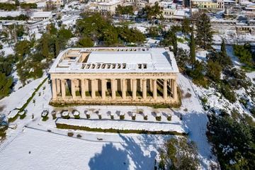 The Temple of Hephaestus or Hephaisteion at the ancient market square "agorá" of Athens. (Photo: Tobias Schorr)