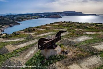 The German radar station near Agios Sostis beach from 2nd world war. (Photo: Tobias Schorr)