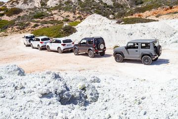 Some exciting parts of Milos can be visited only with a 4x4 vehicle. (Photo: Tobias Schorr)