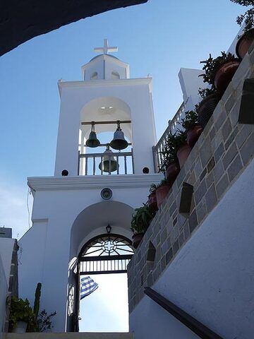 The monastery of Panagia Spiliani in Mandraki (Photo: Ingrid Smet)