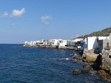 View of Mandraki´s sea front (Photo: Ingrid Smet)