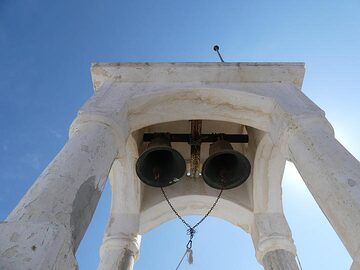 Tower and bells of Nikia´s main church (Photo: Ingrid Smet)