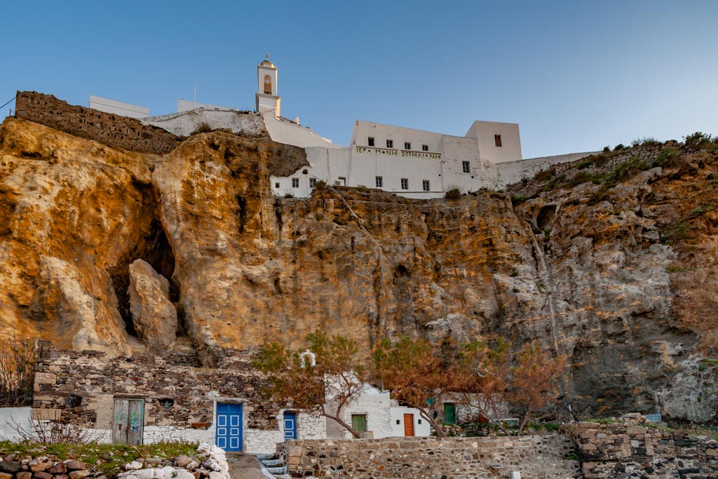 Blick auf das Kloster Panagia Spiliani. (Photo: Tobias Schorr)