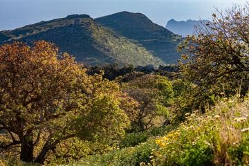 The mountains around Nikia village on Nisyros island. (Photo: Tobias Schorr)