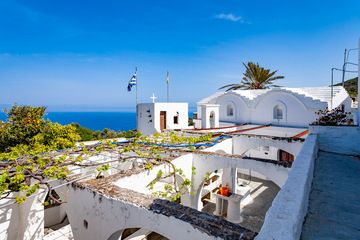 Le monastère Panagia Kera sur l'île de Nisyros. (Photo: Tobias Schorr)