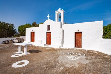 La chapelle Evangelistria sur Nisyros. (Photo: Tobias Schorr)
