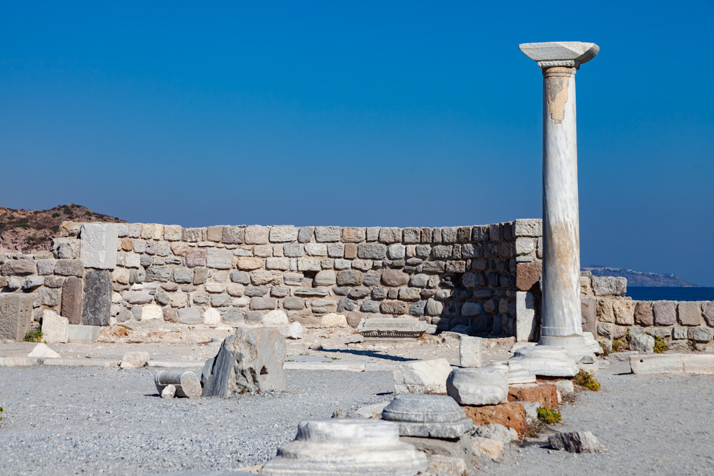 The ancient basilica at Agios Stefanos on Kos island. (Photo: Tobias Schorr)