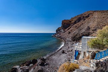 La plage d'Avlaki sur Nisyros. (Photo: Tobias Schorr)