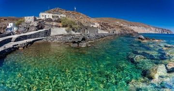 Der Hafen von Avlaki auf Nisyros. (Photo: Tobias Schorr)