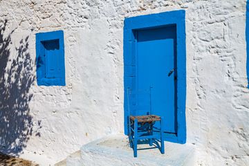 Nice traditional door at the monastery Agios Joannis on Kos island. (Photo: Tobias Schorr)