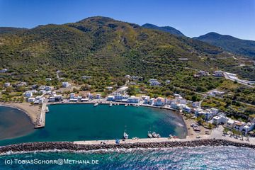 Le port de Pali sur l'île de Nisyros. (Photo: Tobias Schorr)