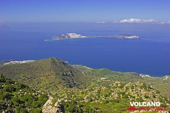 Panoramablick vom Gipfel der Insel: Yali, Kos und Kalymnos im Hintergrund (c)