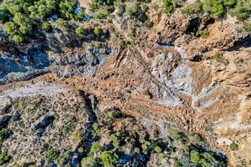 Detailed aerial view of the Sousaki valley. (Photo: Tobias Schorr)