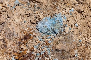 Chalkantite cupper minerals from Sousaki valley. (Photo: Tobias Schorr)