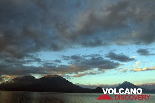 Lake Atitlan with Toliman, Atitlan and San Pedro volcanoes (Guatemala) (Photo: Yashmin Chebli)