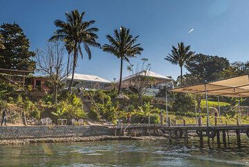 Our comfortable hotel on the shore of Lake Atitlán (Photo: Tom Pfeiffer)