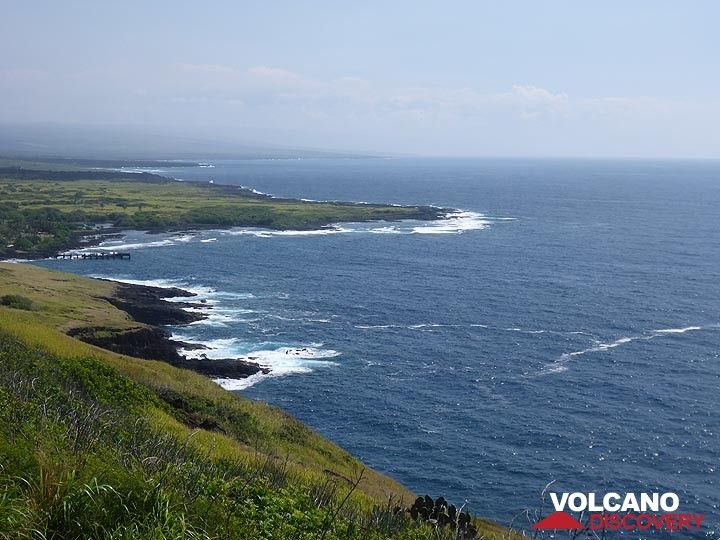 Day 4: View from Naalehu lookout towards the southeastern coastline of the Big Island (Photo: Ingrid Smet)