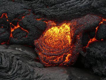 Close-up of a forming new lava tongue. (Photo: Ingrid Smet)