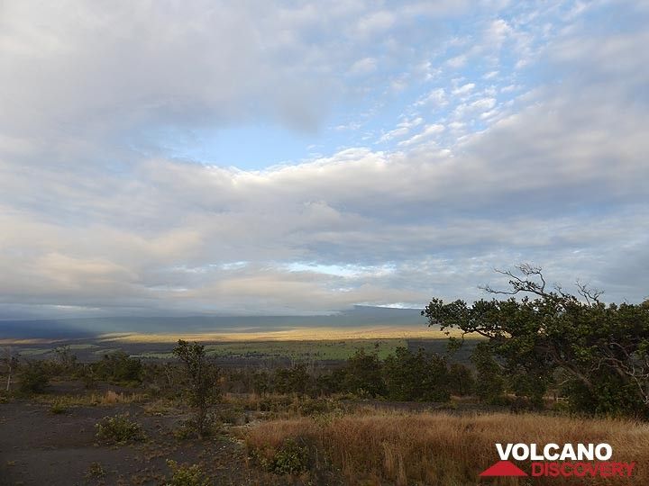 Der Gipfel des Mauna Loa ist oft mit einer Wolkendecke bedeckt (Photo: Ingrid Smet)