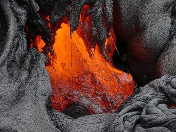 Close up of an active lava outbreak (Photo: Ingrid Smet)