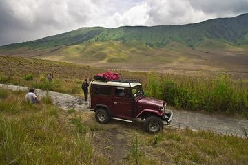 Our jeep in the Tengger caldera (Photo: Tobias Schorr)