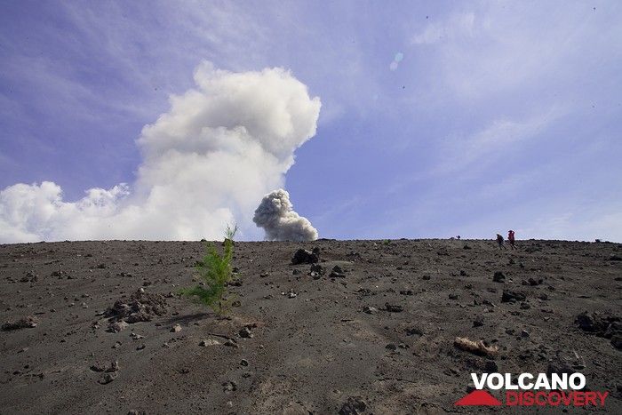 Eruption of Anak Krakatau in July 2009 (Photo: Tobias Schorr)
