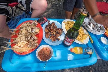 Lunch prepared by Galih during the shift on 16 Oct (Photo: Tom Pfeiffer)