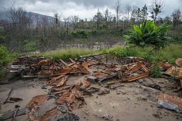 A house was wiped away from its foundations. (Photo: Tom Pfeiffer)