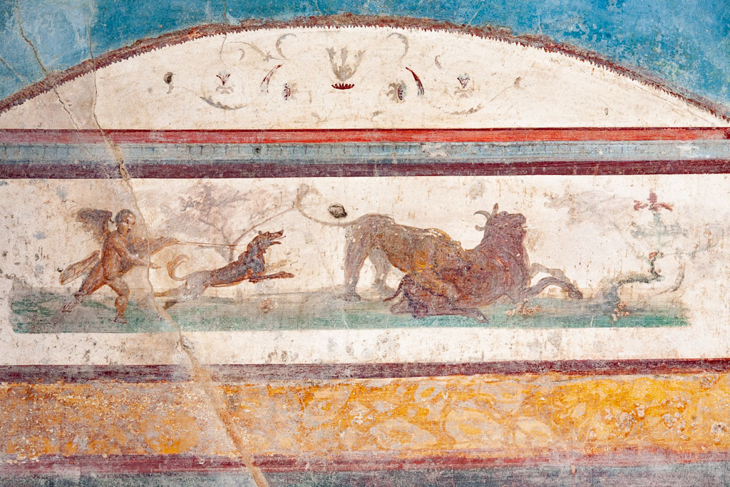 Wall decorations at Pompeji. (Photo: Tobias Schorr)